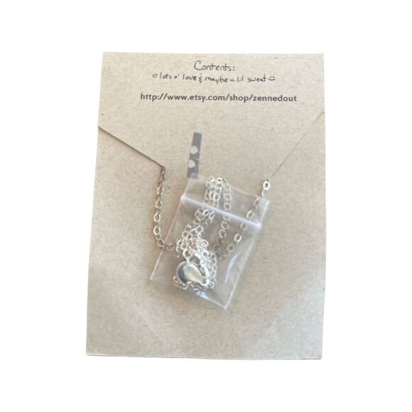 Zenned Out Capricorn Zodiac Constellation Necklace - NWT - Picture 3 of 7
